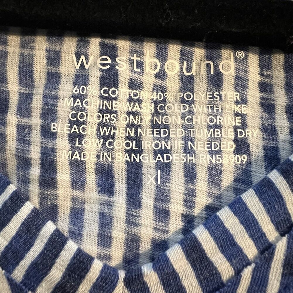 Westbound Women’s Top XL Lagenlook Cottage - Picture 3 of 3